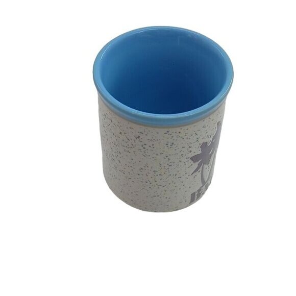 Bahamas Mug Coastal Tropical Speckled Souvenir Ceramic Blue 8 oz - Picture 2 of 5